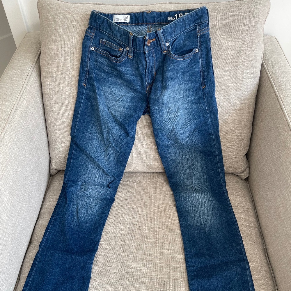 Gap 1969 Size 24 Blue Straight Cut Jeans